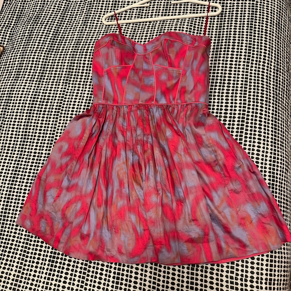 Rebecca Taylor Cotton Bustier Dress sz 8